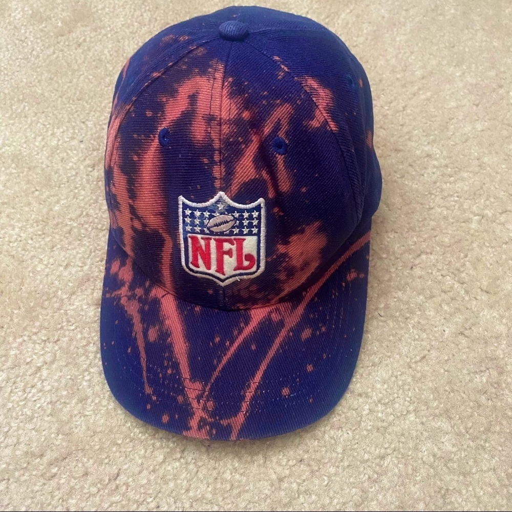NFL Bleach Splatter Dad Hat OS